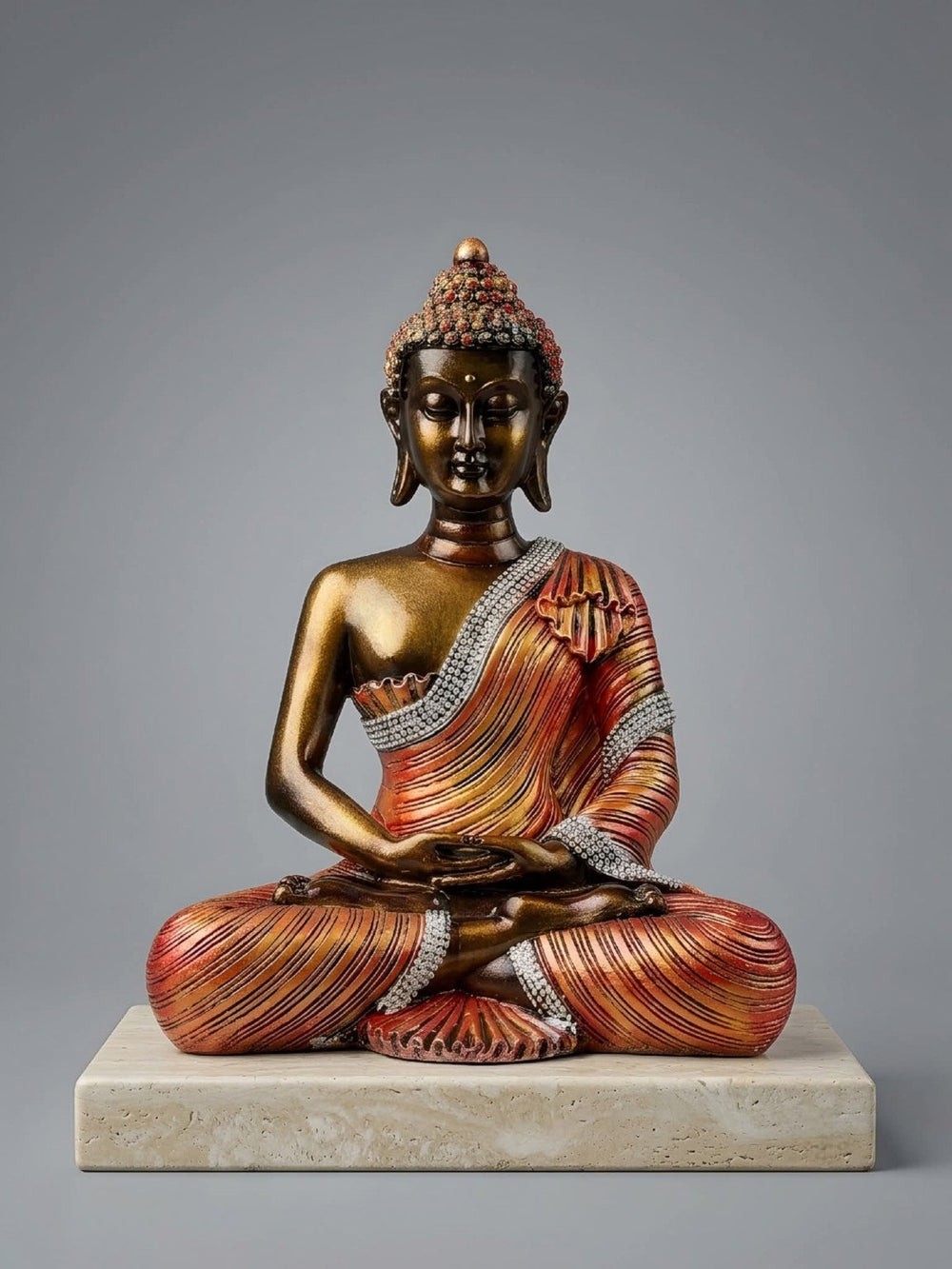 Meditating Buddha decorative statue from Makemi