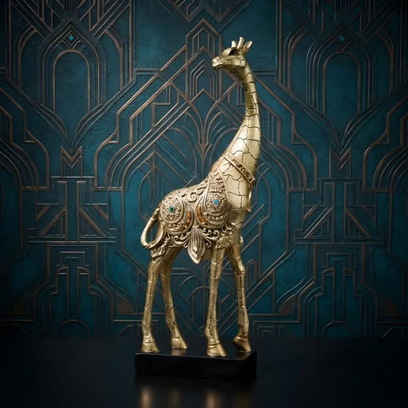 Premium Golden Giraffe