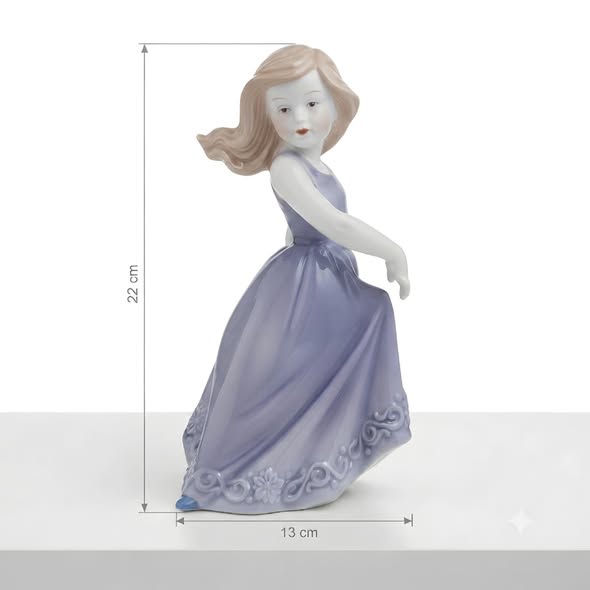Royal Dancing Girl Showpiece GI009 dimensions 22 cm by 13 cm
