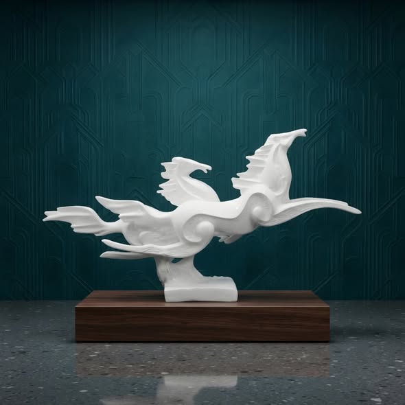 Luxury Minimalist Flying Horse Table Centerpiece