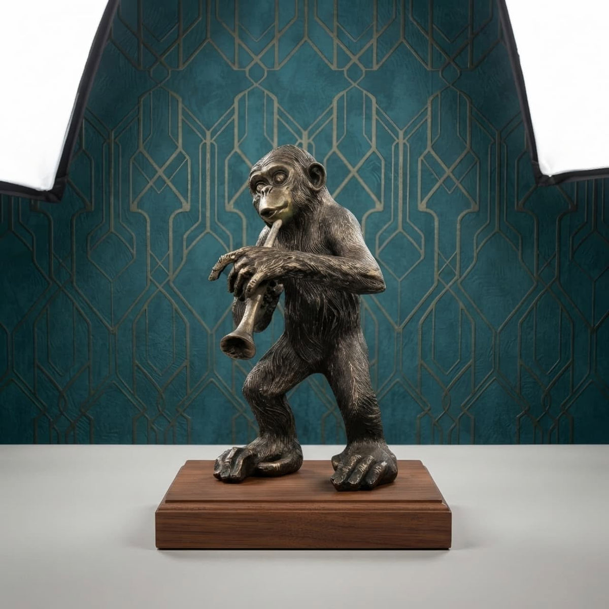 Musician Monkey Statue
