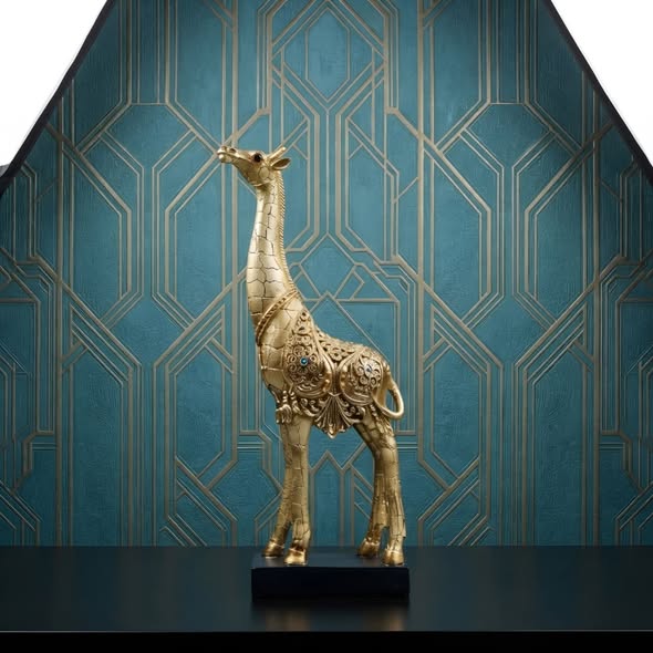 Premium Golden Giraffe Small